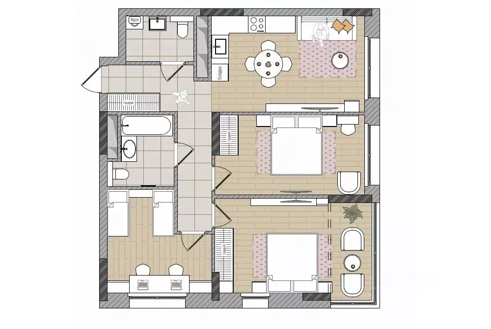 3-к кв. Кировская область, Киров Мелькомбинатовский проезд, 3 (81.8 м) - Фото 1
