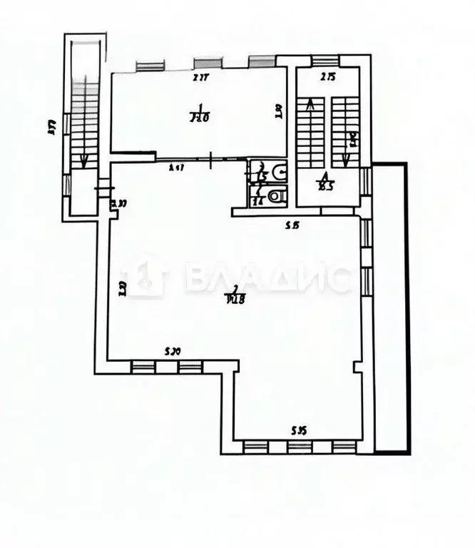 Торговая площадь в Калужская область, Калуга Московская ул., 22А (139 ... - Фото 2