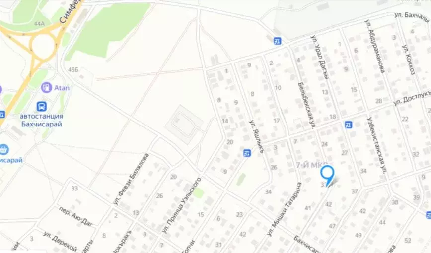 Участок в Крым, Бахчисарай ул. Бельбекская, 33 (7.0 сот.) - Фото 1