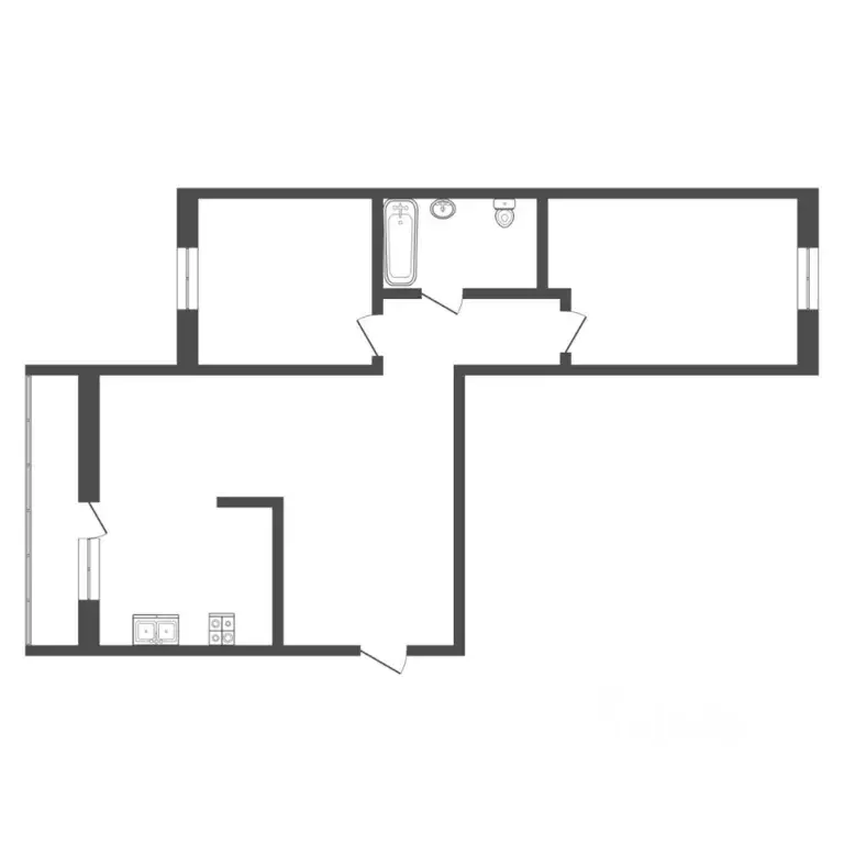 2-к кв. Тюменская область, Тюмень Сургутская ул., 11к2 (87.0 м) - Фото 1