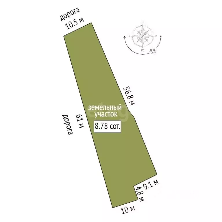 Участок в Ростовская область, Ростов-на-Дону Набережная ул. (8.78 ... - Фото 2