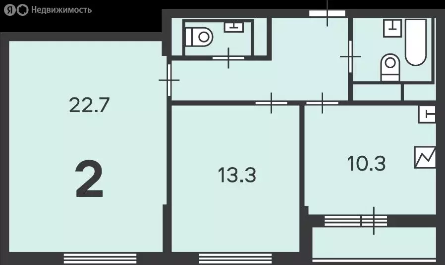 2-комнатная квартира: Москва, Люблинская улица, 76к5 (58.2 м) - Фото 0