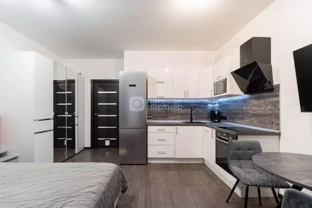 Студия Ленинградская область, Всеволожский район, пос. Бугры бул. ... - Фото 1