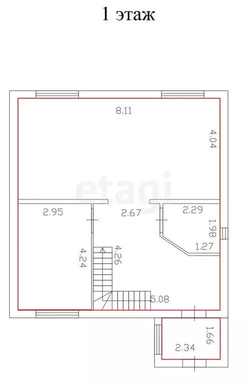 Дом в Красносельский район, Боровиковское сельское поселение, деревня ... - Фото 1