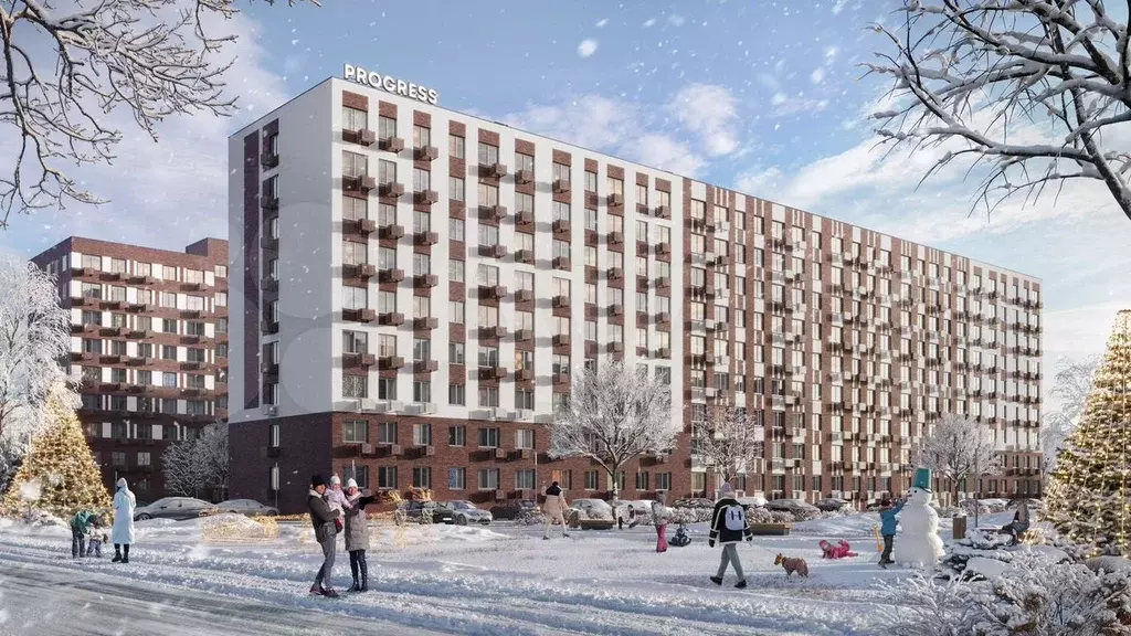 1-к. квартира, 34,7 м, 9/9 эт. - Фото 0