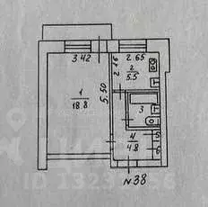1-к кв. Кировская область, Киров ул. Некрасова, 32а (33.0 м) - Фото 1