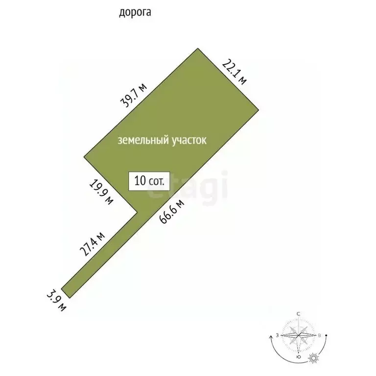 Участок в Ленинградская область, Приозерский район, Красноозерное ... - Фото 2