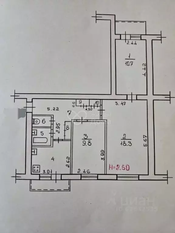 3-к кв. Волгоградская область, Волгоград ул. 51-й Гвардейской Дивизии, ... - Фото 2
