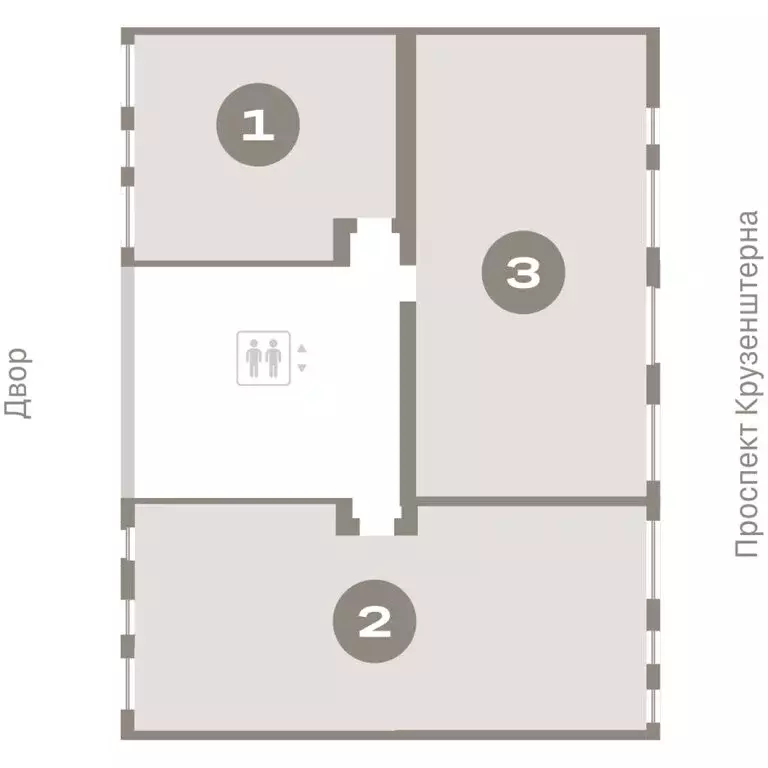 1-комнатная квартира: Санкт-Петербург, Василеостровский район, ЖК ... - Фото 2