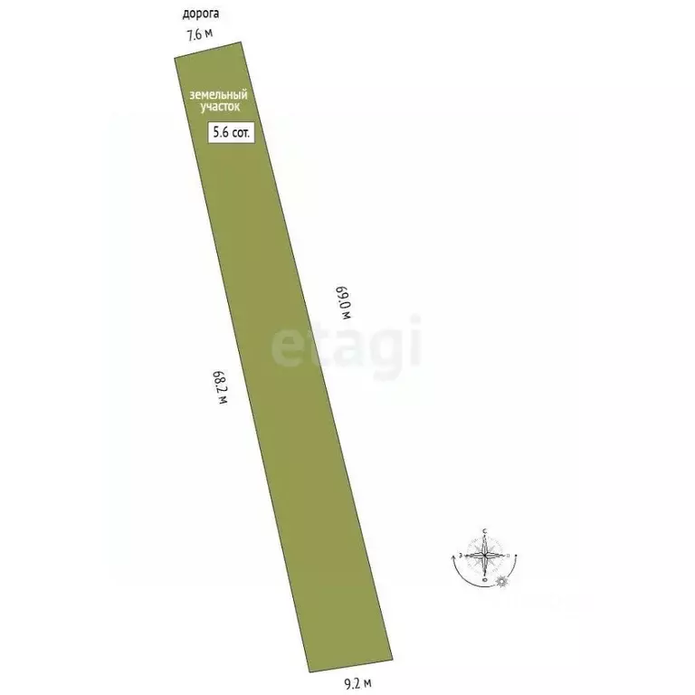 Участок в Пермский край, Пермь Узбекская ул. (5.0 сот.) - Фото 2