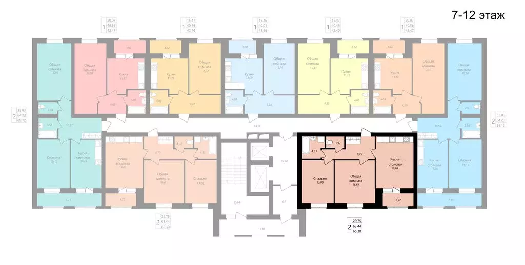 Помещение свободного назначения (63.44 м) - Фото 1