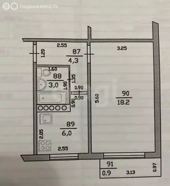 1-комнатная квартира: Казань, улица Лушникова, 7 (31.5 м) - Фото 1