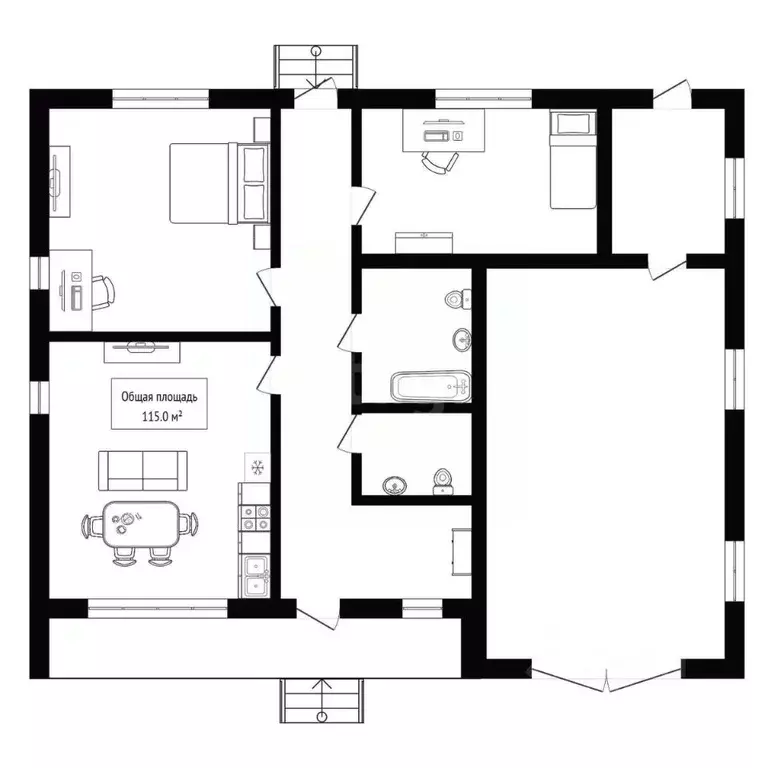 Дом в Новосибирская область, Новосибирский район, Барышевский ... - Фото 2