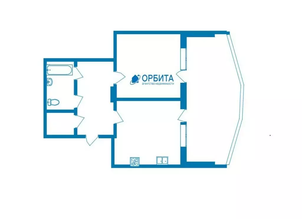 1-комнатная квартира: Тюмень, улица Николая Ростовцева, 25к1 (49.8 м) - Фото 0