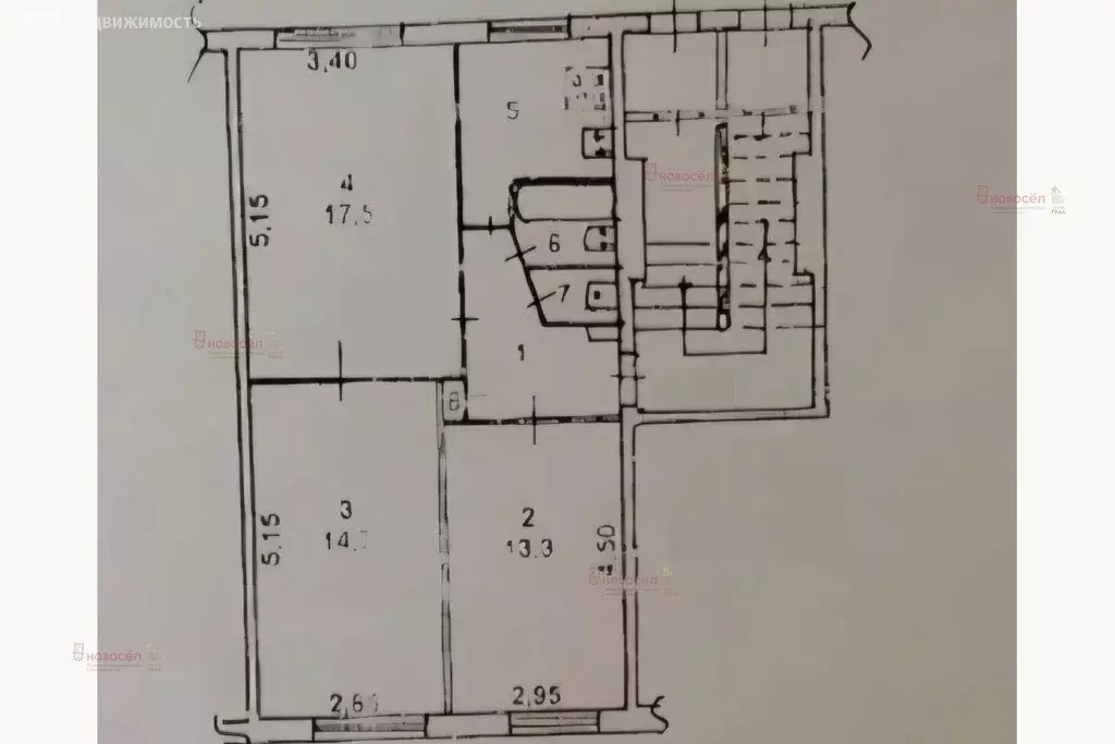 3-комнатная квартира: Первоуральск, Пролетарская улица, 78 (59 м) - Фото 1