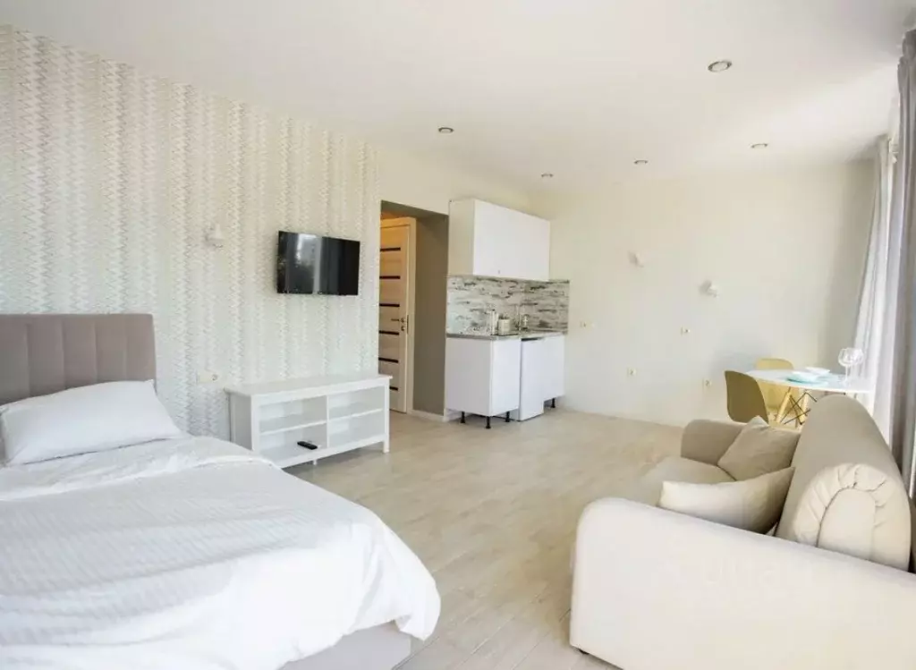 Студия Краснодарский край, Сочи Светлана мкр, ул. Депутатская, 10Е ... - Фото 1