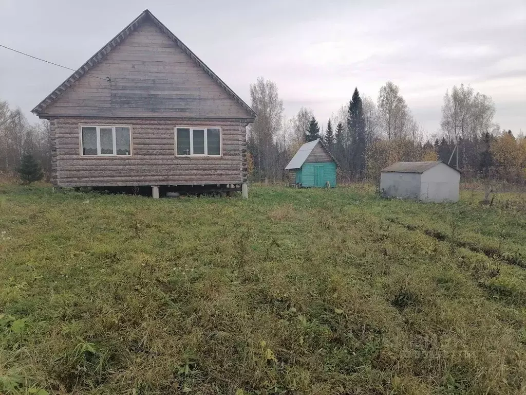 Дом в Вологодская область, пос. Уткино ул. Центральная (70 м) - Фото 0