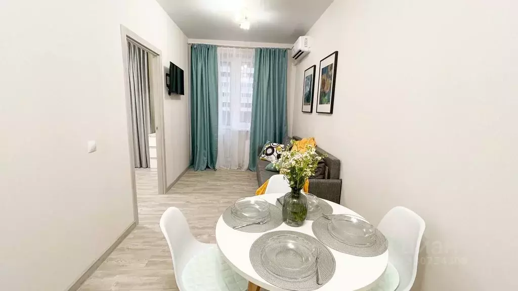 2-к кв. Краснодарский край, Краснодар ул. Автолюбителей, 1/7к4 (30.0 ... - Фото 1