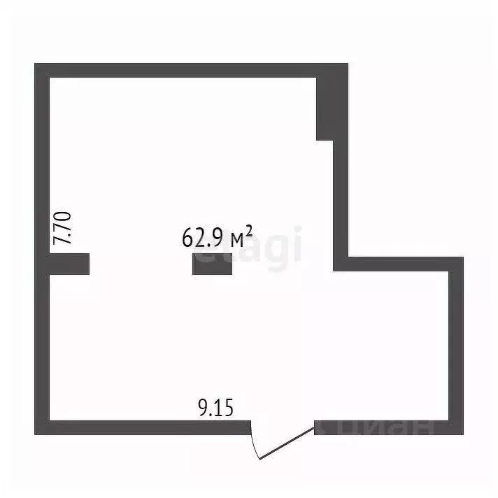 Офис в Ханты-Мансийский АО, Сургут Университетская ул., 29 (63 м) - Фото 1