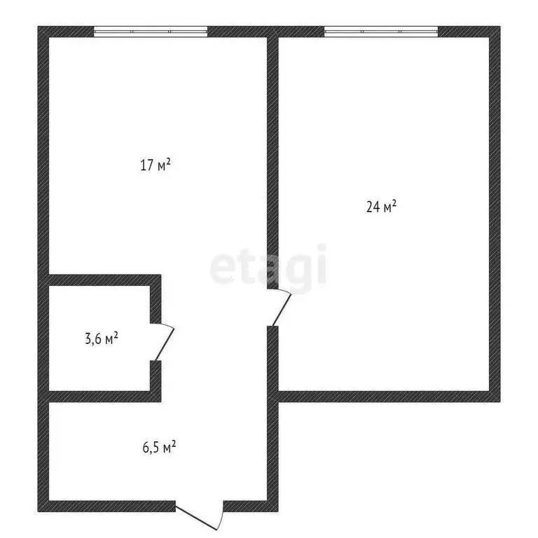 2-комнатная квартира: Махачкала, улица Даниялова, 120А (53 м) - Фото 1