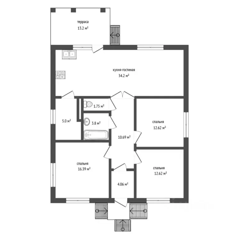 Коттедж в Тюменская область, Тюмень Ясень садовое товарищество, ул. ... - Фото 2