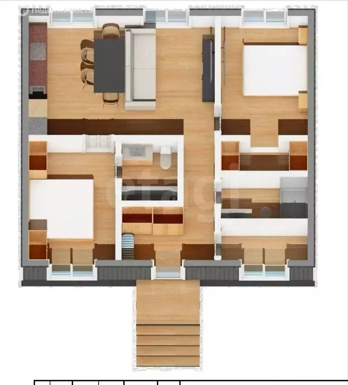 Дом в село Корнилово, микрорайон Красная горка 2 (190 м) - Фото 2