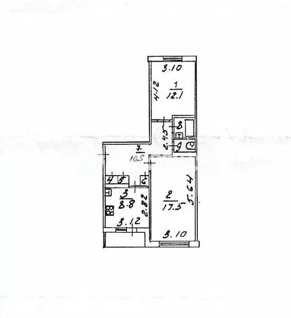 2-к кв. Кировская область, Киров ул. МОПРА, 10А (55.0 м) - Фото 0