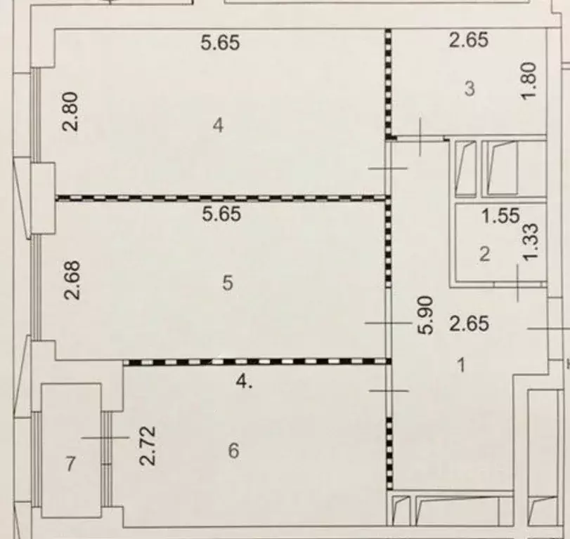 3-к кв. Москва наб. Марка Шагала, 1к2 (63.2 м) - Фото 1