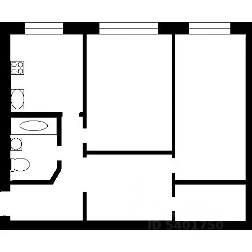 2-к кв. Санкт-Петербург Новоизмайловский просп., 37 (47.0 м) - Фото 2