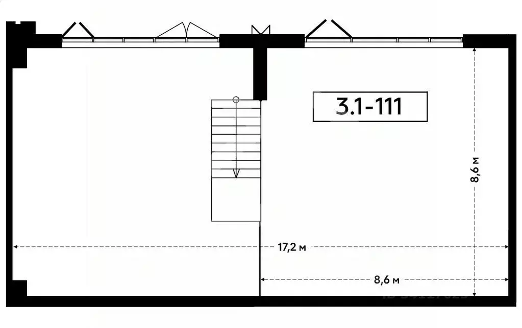 Помещение свободного назначения в Москва БК Прокшино тер., 3 (147 м) - Фото 2