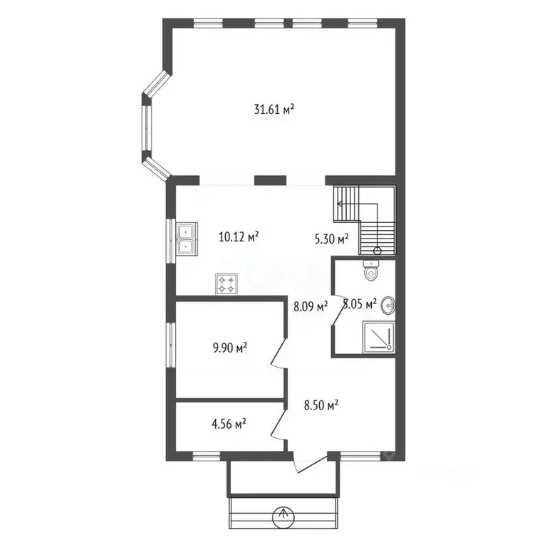 Таунхаус в Ленинградская область, Всеволожский район, д. Юкки ул. ... - Фото 2