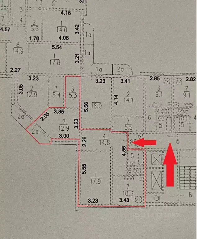 2-к кв. Москва ул. Академика Анохина, 11 (65.5 м) - Фото 0