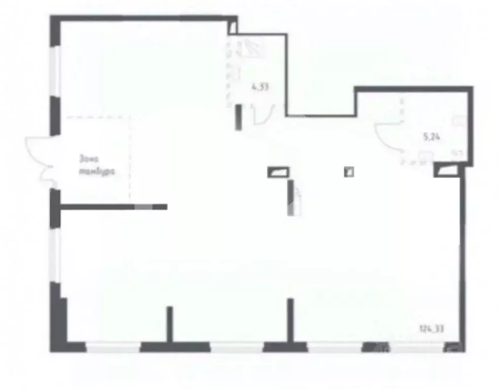 Помещение свободного назначения в Москва ул. Любучанская, 1 (134 м) - Фото 2
