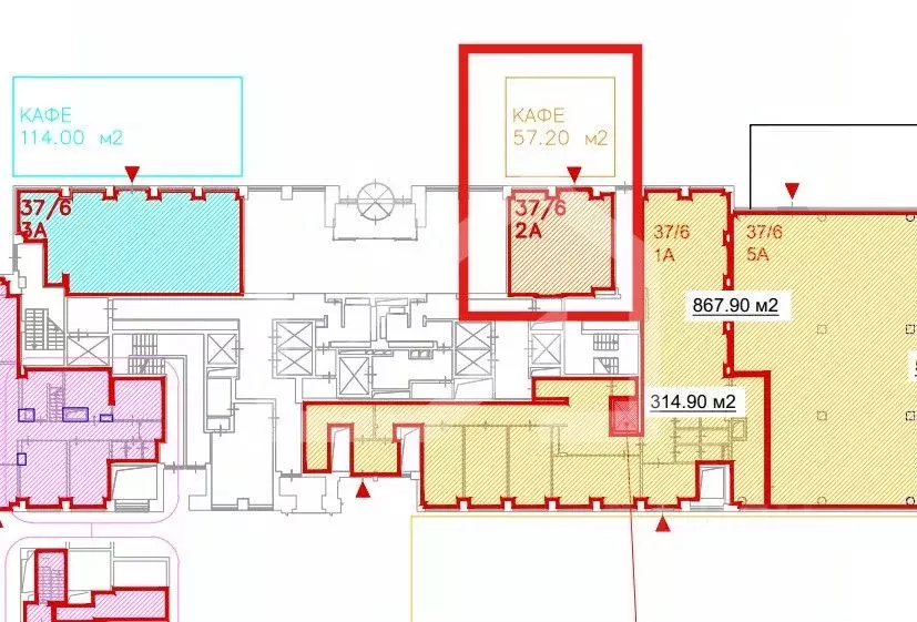 Помещение свободного назначения в Москва Ленинградский просп., 37/6 ... - Фото 2