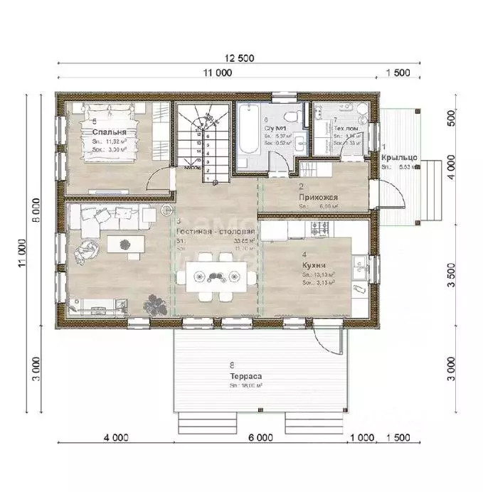 Дом в Московская область, Пушкинский городской округ, с. Братовщина ... - Фото 2