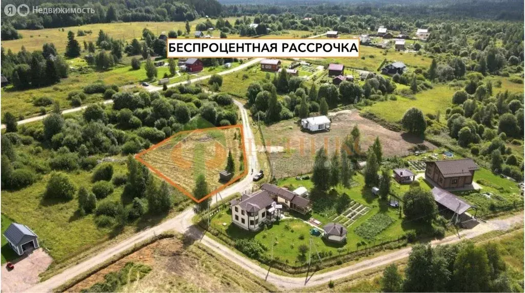 Участок в Выборгский район, Рощинское городское поселение, коттеджный ... - Фото 1