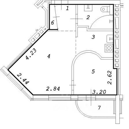 1-к кв. Новосибирская область, Новосибирск Сухарная ул., 101/1 (40.0 ... - Фото 0