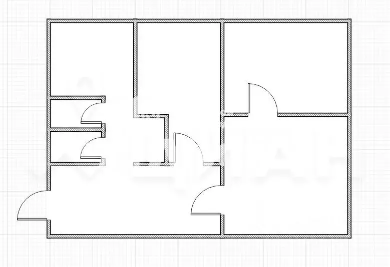 3-к кв. Рязанская область, Рязань ул. Бирюзова, 8 (61.6 м) - Фото 1