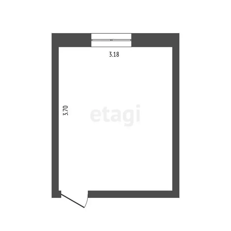 1к в -комнатной квартире (12 м) - Фото 1