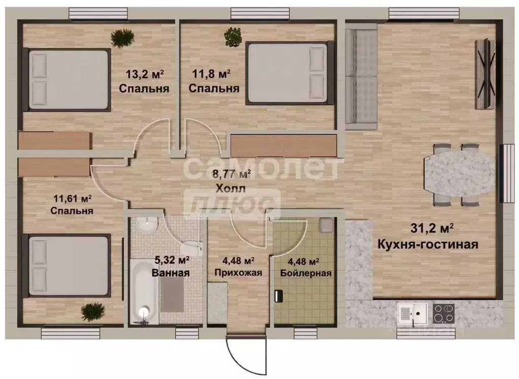 Дом в Челябинская область, Красноармейский муниципальный округ, пос. ... - Фото 1
