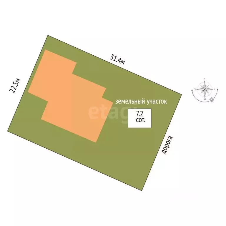 Дом в Марий Эл, Медведевский район, Пекшиксолинское с/пос, д. Ошурга ... - Фото 2