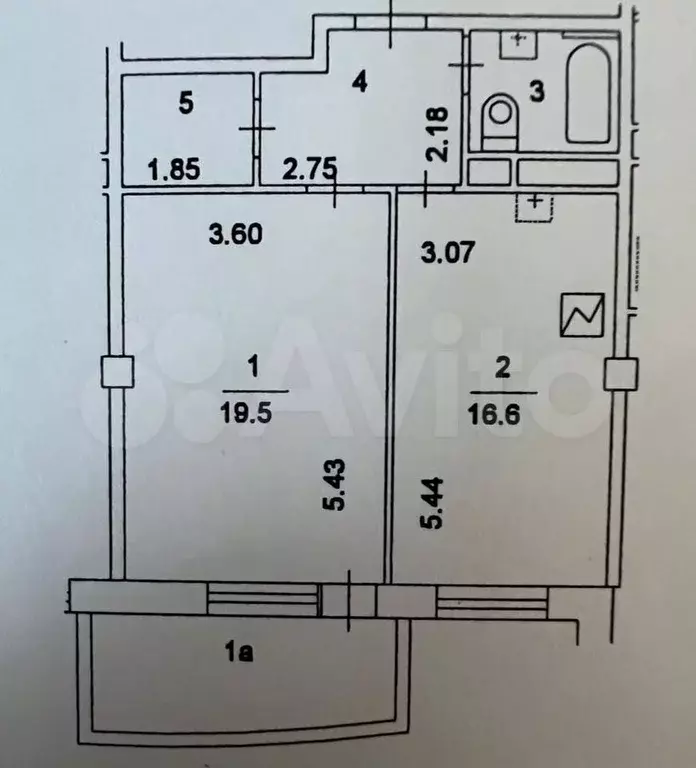 1-к. квартира, 52 м, 16/16 эт. - Фото 0