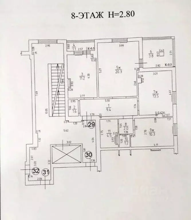 3-к кв. Калининградская область, Калининград Судостроительная ул., 31А ... - Фото 2