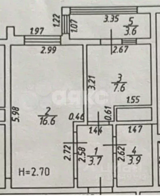 1-к кв. Краснодарский край, Анапа Парковая ул., 64к5 (36.0 м) - Фото 2