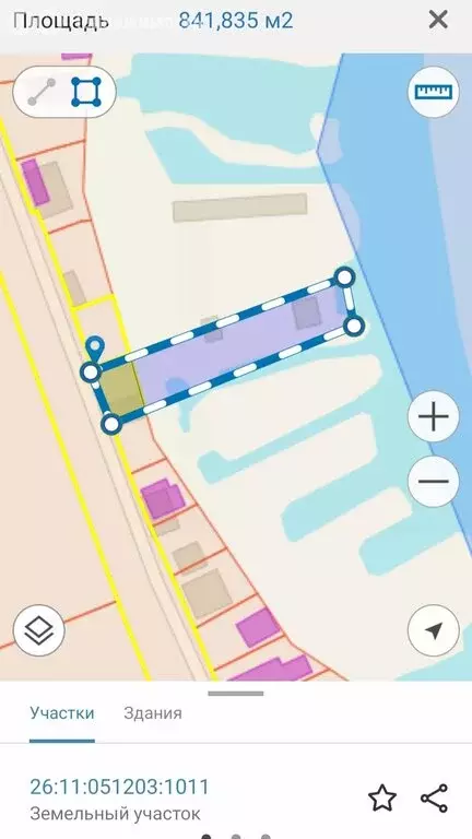 Участок в посёлок Приозёрный, Рыбацкая улица (8 м) - Фото 2