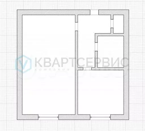 1-к. квартира, 32 м, 9/9 эт. - Фото 0