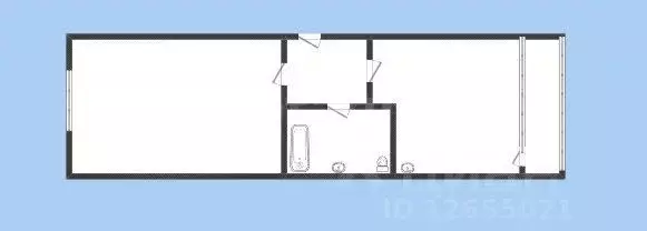 1-к кв. Костромская область, Нерехта ул. Глазова, 7 (35.9 м) - Фото 1