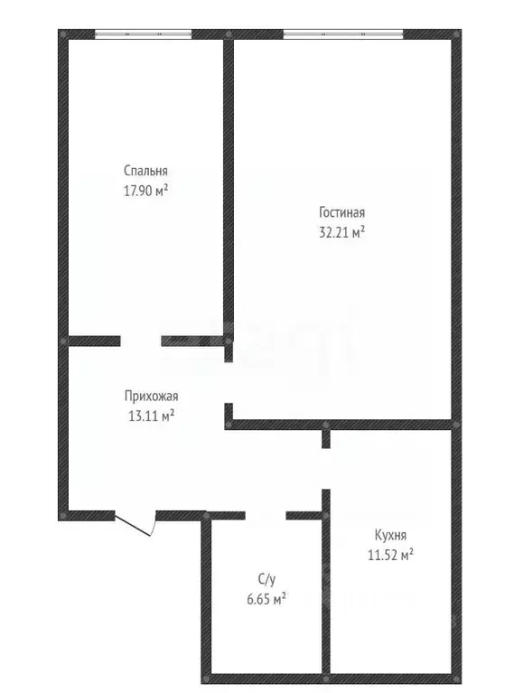 2-к кв. Дагестан, Каспийск ул. Байрамова, 7А (71.0 м) - Фото 1