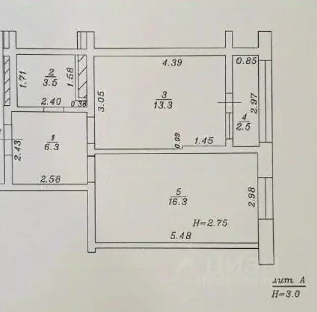 1-к кв. Краснодарский край, Анапа ул. Толстого, 130к3 (41.9 м) - Фото 2