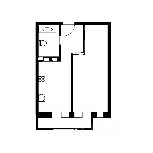 1-к кв. Краснодарский край, Новороссийск ул. Революции 1905 года, 37 ... - Фото 2